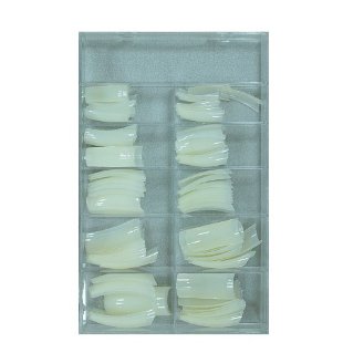 Типсы арочные молочные SLEEK Natural 100 штук Типсы арочные молочные. Изготовлены из 100% ABS-пластика. Гибкие прочные, легко запиливаются и хорошо зажимаются. Без контактной зоны, арочные.​